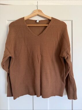 Dip pajama set. Wide-Leg pants and Brown Sweater